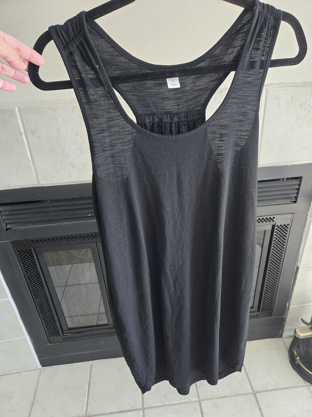 Old Navy Black Racerback Tank Dress - Women's Solid Black